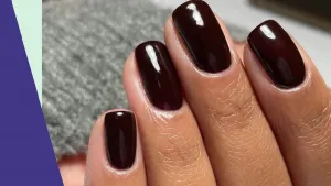 dark nail polish